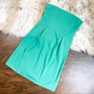 NWT Dreamy Green Strapless Jersey Dress Old Navy